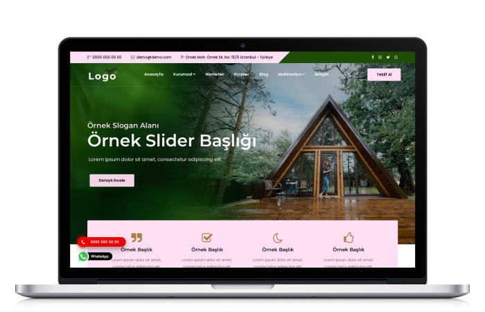 Bungalov Web Paketi - HS165504