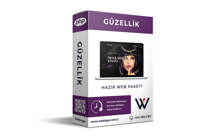 Güzellik Salonu Web Paketi - HS814850