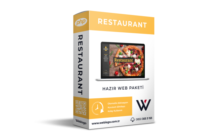 Restaurant Web Paketi - HS991365