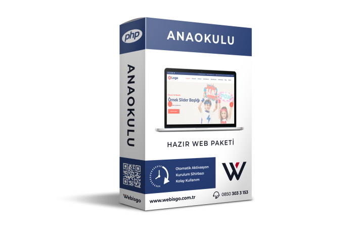 Anaokulu Web Paketi - HS995056