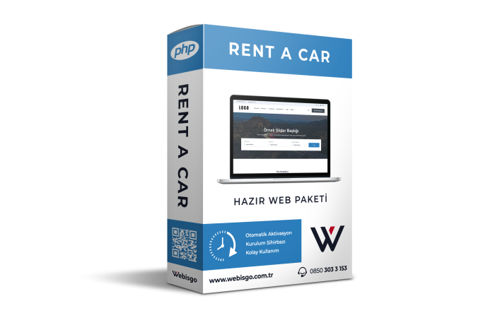 Rent A Car Web Paketi - HS130724