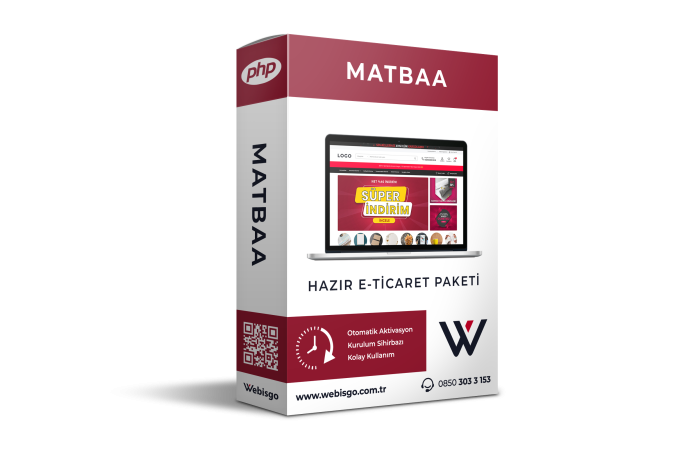 Matbaa E-Ticaret Paketi - HS125289