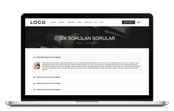 Güzellik Salonu Web Paketi - HS125834