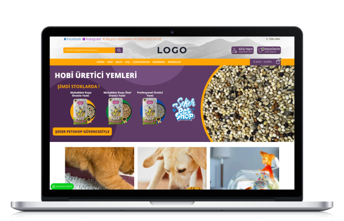 Petshop E-Ticaret Paketi - HS167605