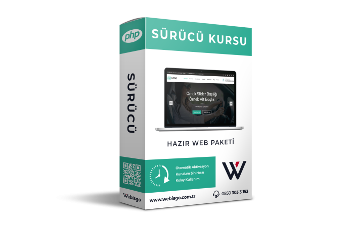 Sürücü Kursu Web Paketi - HS500036