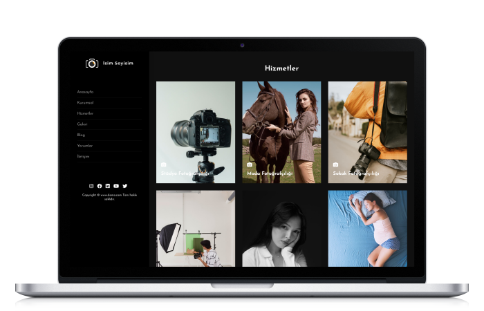 Fotoğrafçı Web Paketi - HS168012