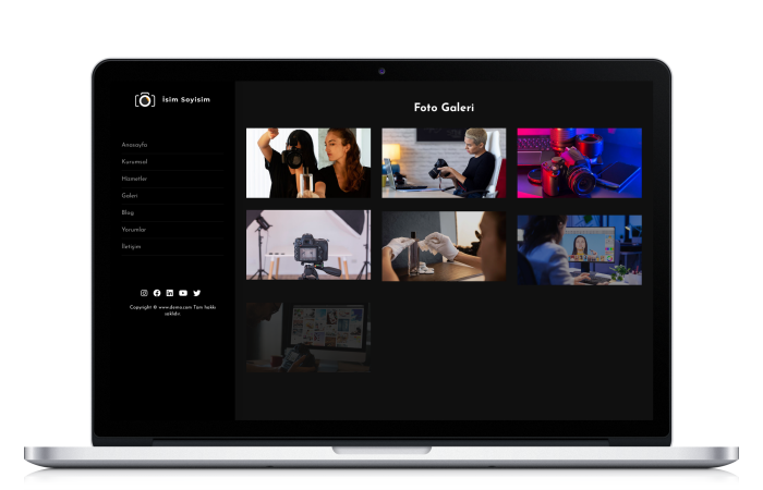 Fotoğrafçı Web Paketi - HS168012