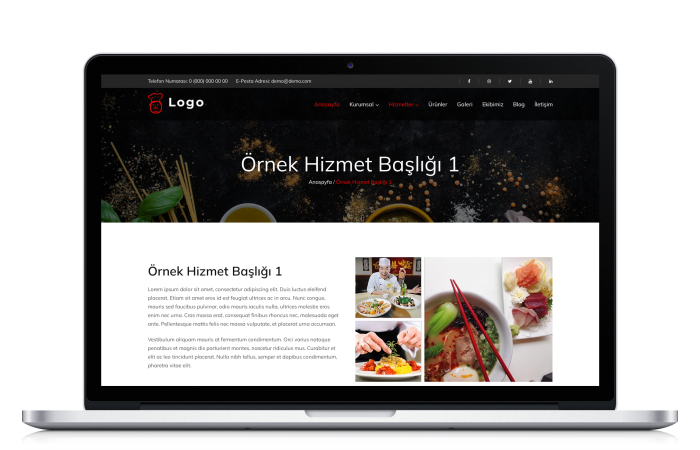 Restaurant Web Paketi - HS119181