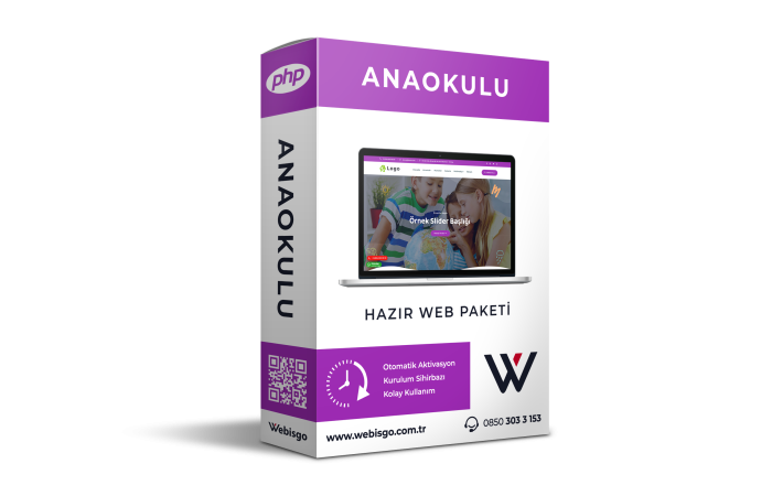 Anaokulu Web Paketi - HS474349