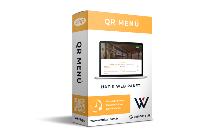 QR Menü Web Paketi - HS159259