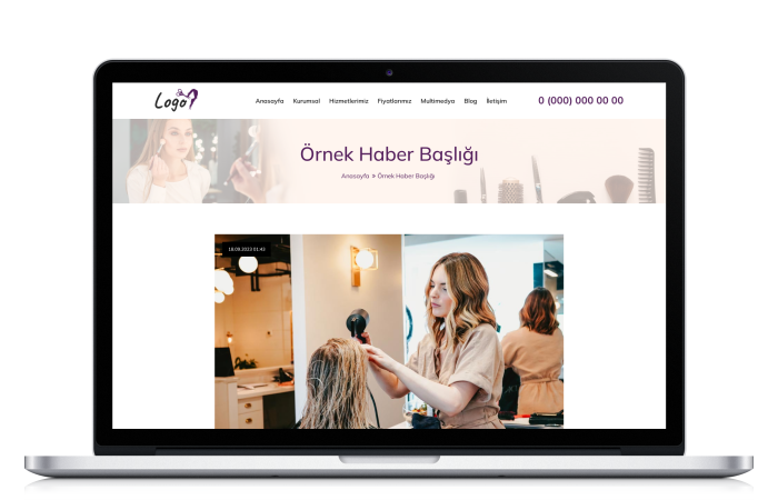 Güzellik Salonu Web Paketi - HS120951