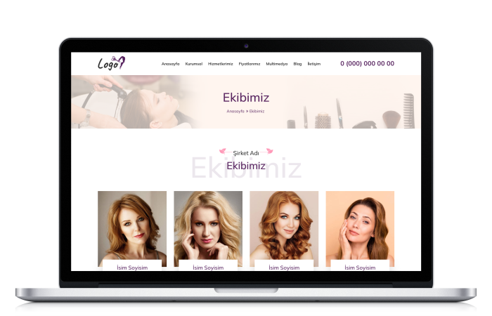 Güzellik Salonu Web Paketi - HS120951