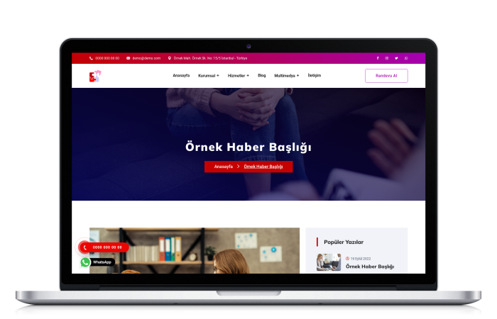 Psikolog Web Paketi - HS446316